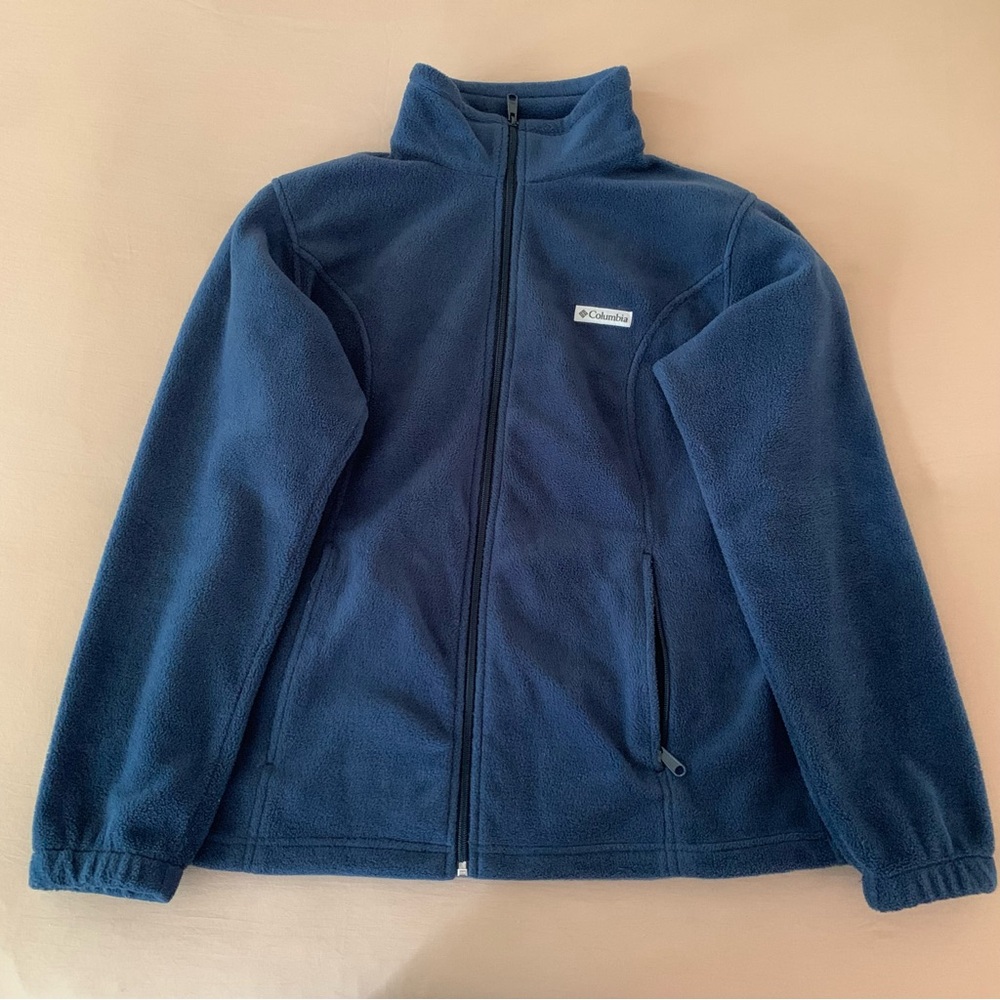 Columbia Navy Full-Zip Fleece Jacket